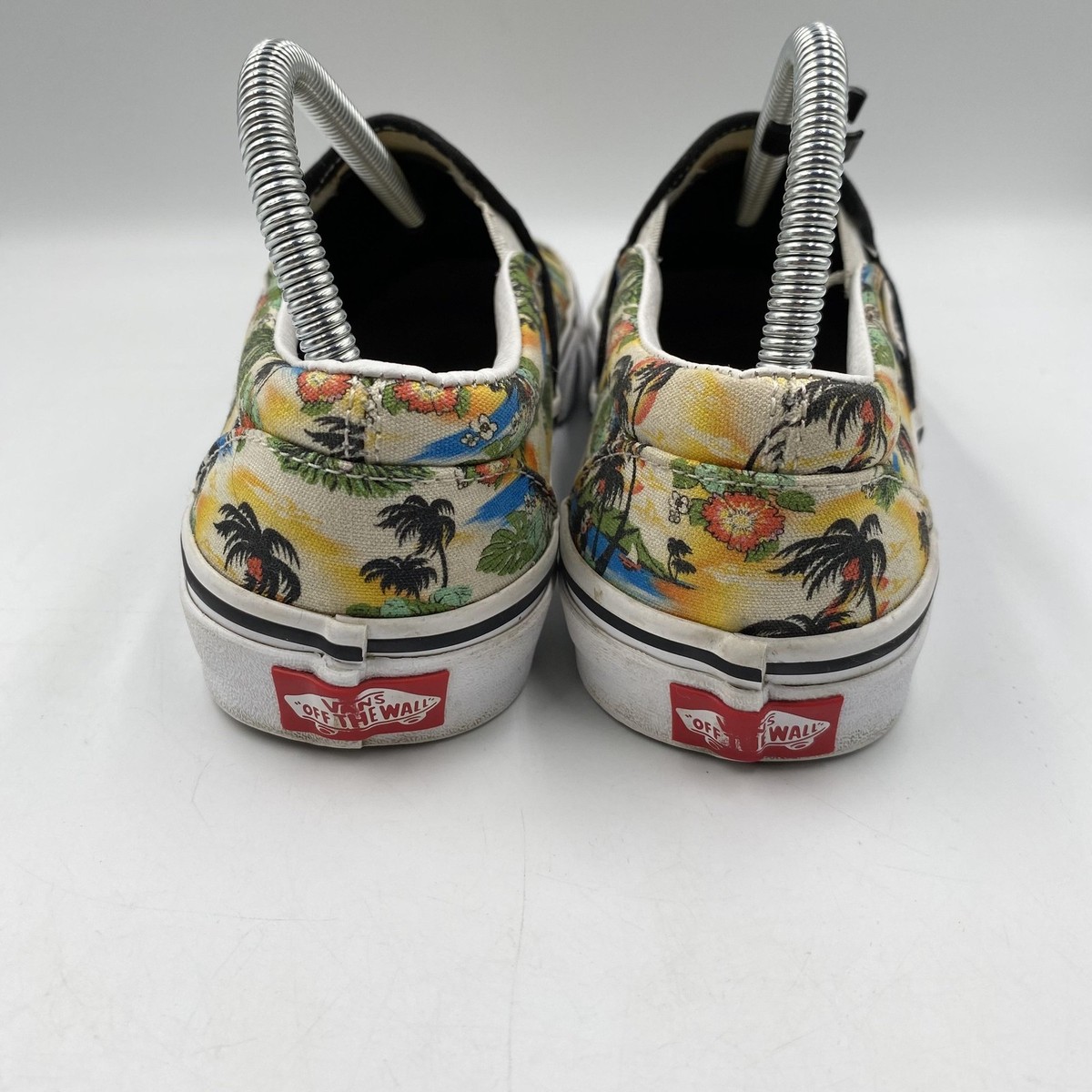 Vans Classic Slip-On Shoes Mens Size 6.5 Hawaiian Hula Aloha  display picture 2