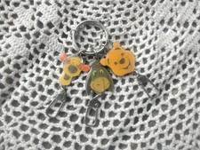 Disney Store Winnie The Pooh Characters Charm Keychains Eeyore, Tiger  Pooh