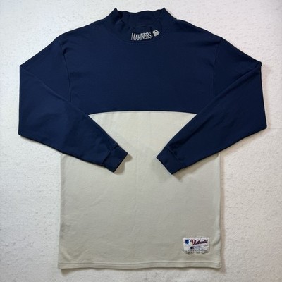 Seattle Mariners Mock Neck Turtleneck Russell Vintage 90s Ken