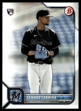 2022 Bowman Edward Cabrera Rookie Miami Marlins #78