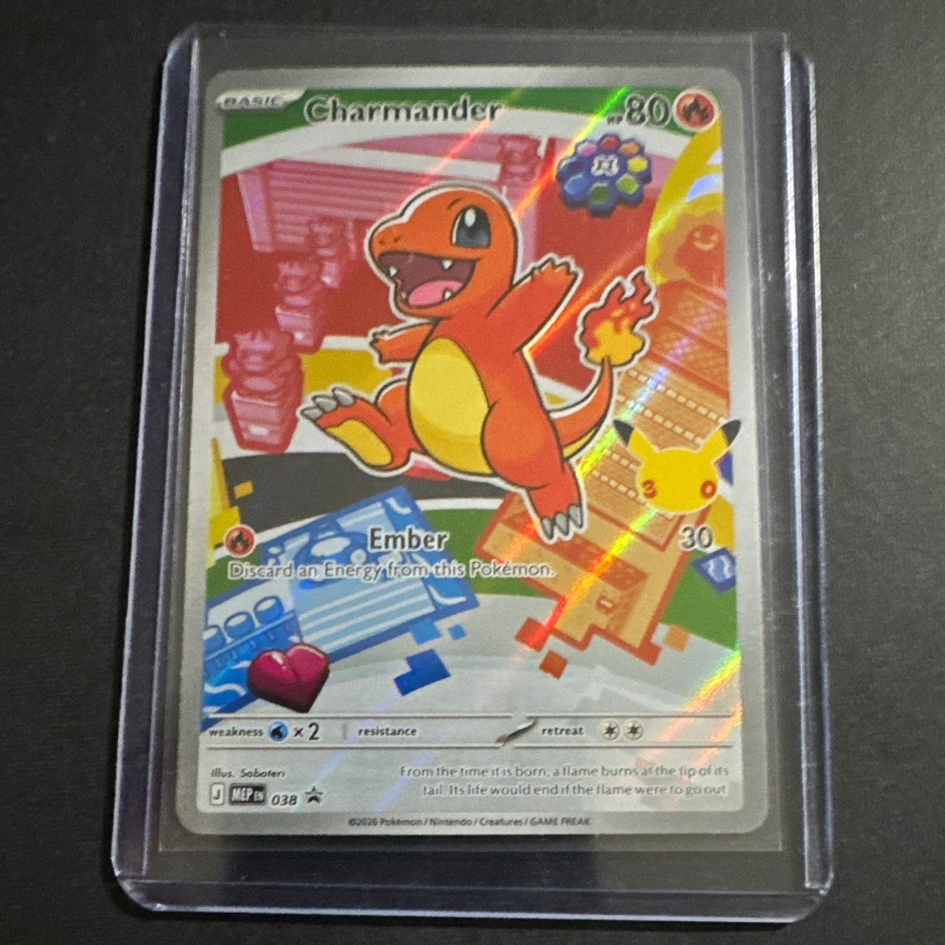 Charmander 038 Series 1  Promo Holo Eng 80HP