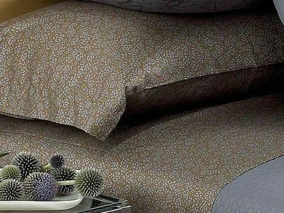Calvin Klein Cayman Hyacinth Floral Pima Cotton King Flat Sheet