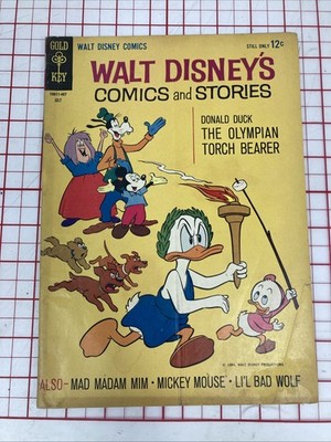 Walt Disney's Comics Donald Duck The Olympian Torch Bearer July 1964 #10 FN-