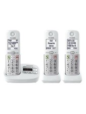 Panasonic KX-TGU433W Cordless Phone - White, 3 Handsets A3