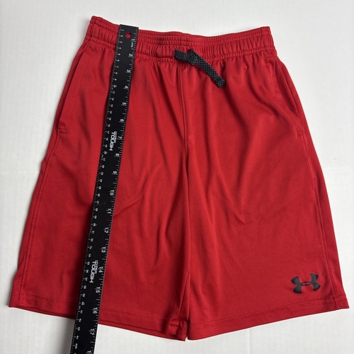 Under Armour Champion Boys Youth Medium 7/8 Shorts Lot of 4 Athletic Red Blue - Picture 8 of 13
