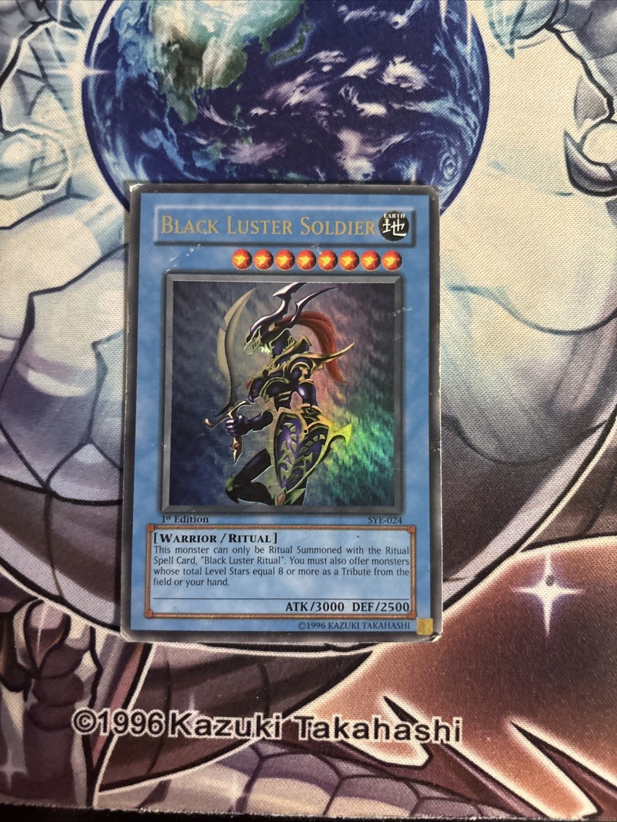 ⭐︎特価⭐︎【希少】遊戯 カオスソルジャー 1st Edition SYE-024 Damaged Black Luster Soldier - SYE-024 - Ultra Rare - 1st Edition