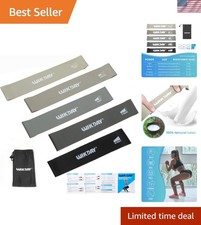 Durable Natural Rubber Resistance Bands Set - Perfect for Home Travel Workouts