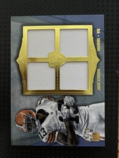 2012 Topps Supreme Rookie Quad Relic Blue /10 Josh Gordon #SRQR-JG RC