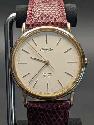 Vintage ORIENT CHANDOR Quartz Damenuhr guter Zustand aus Japan