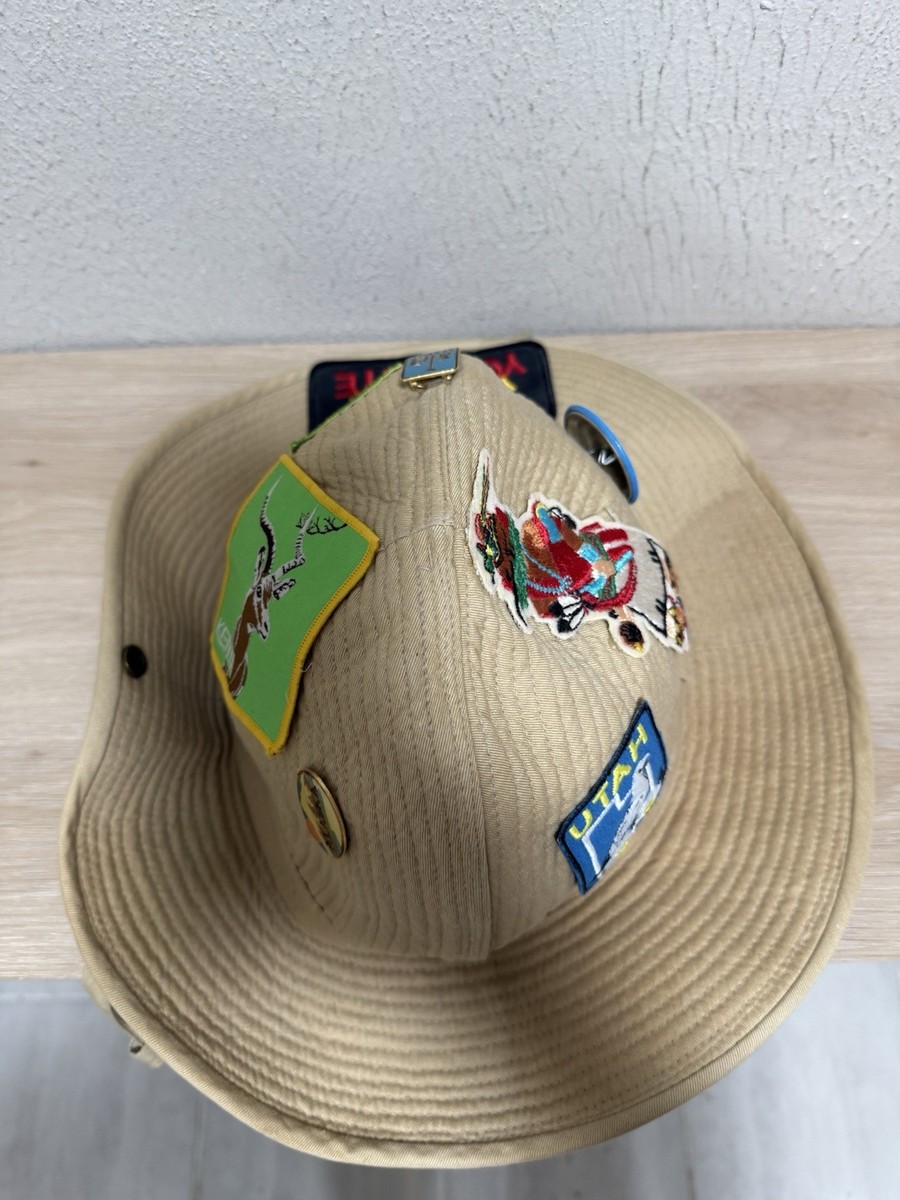 Vintage Banana Republic Bush Hat Safari British Khaki Size Large
