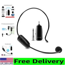 High-Quality UHF Wireless Headset Mic with Fast Charging for Audio Professionals