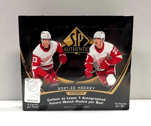 2021-22 Upper Deck SP Authentic Hockey Factory Sealed Hobby Box