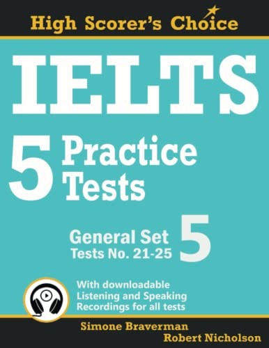 IELTS 5 Practice Tests, General Set 5: Tests No. Braverman, Nicholson<|