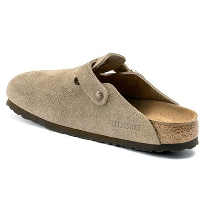 Birkenstock Size W9/M7 Boston BS Taupe Clogs 0560773 for sale