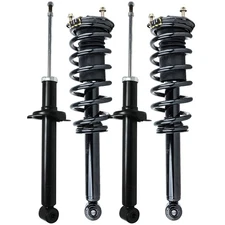 Set of 4 Shock and Fully Loaded Strut Front & Rear Driver Passenger Side
