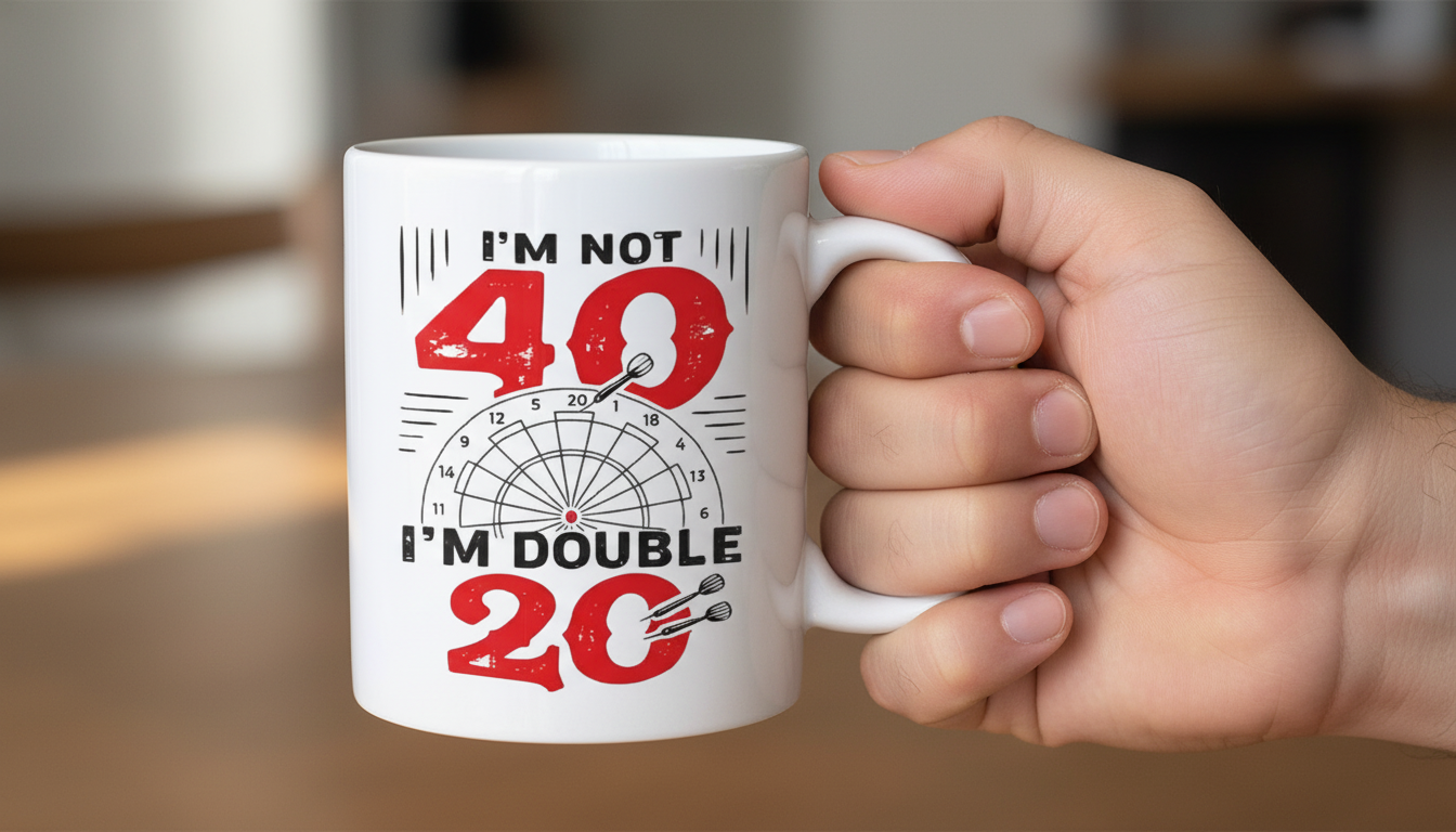 Custom Printed In Case I'm Not 40 Coffee Tea Ceramic Mug - BC62