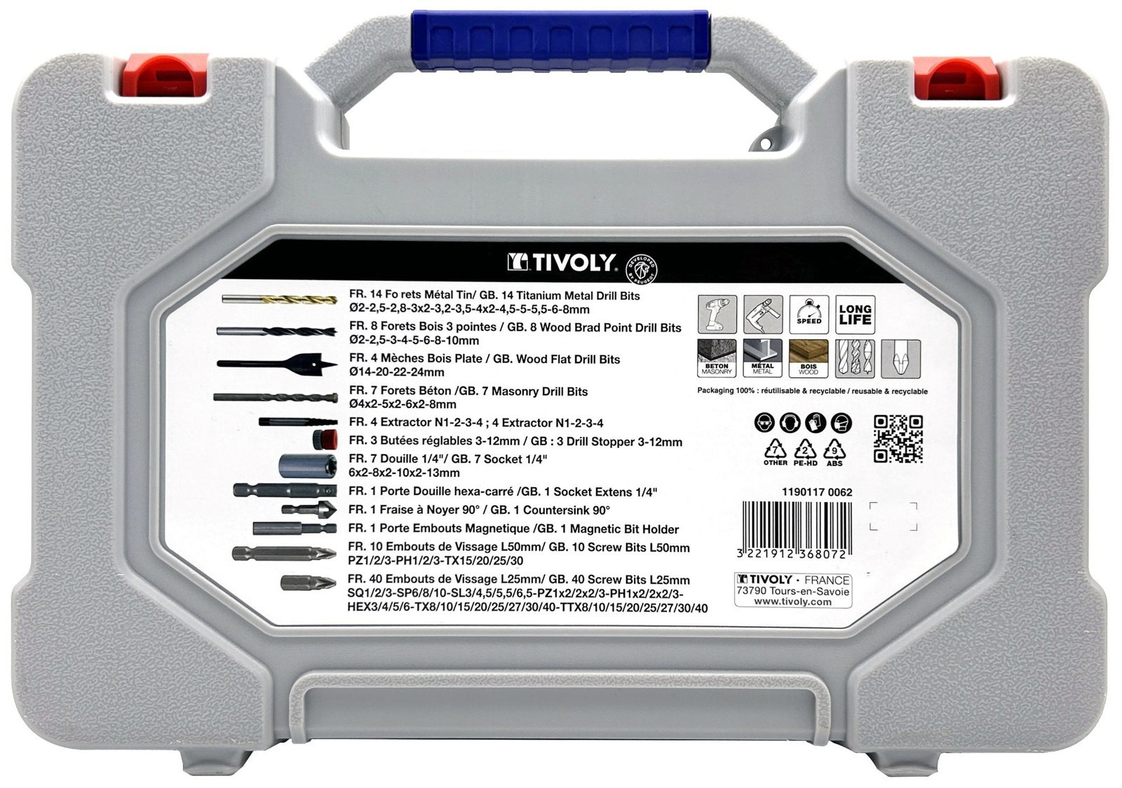 Mallette Tivoly Essential de 100 outils pour aménager et rénover votre maison