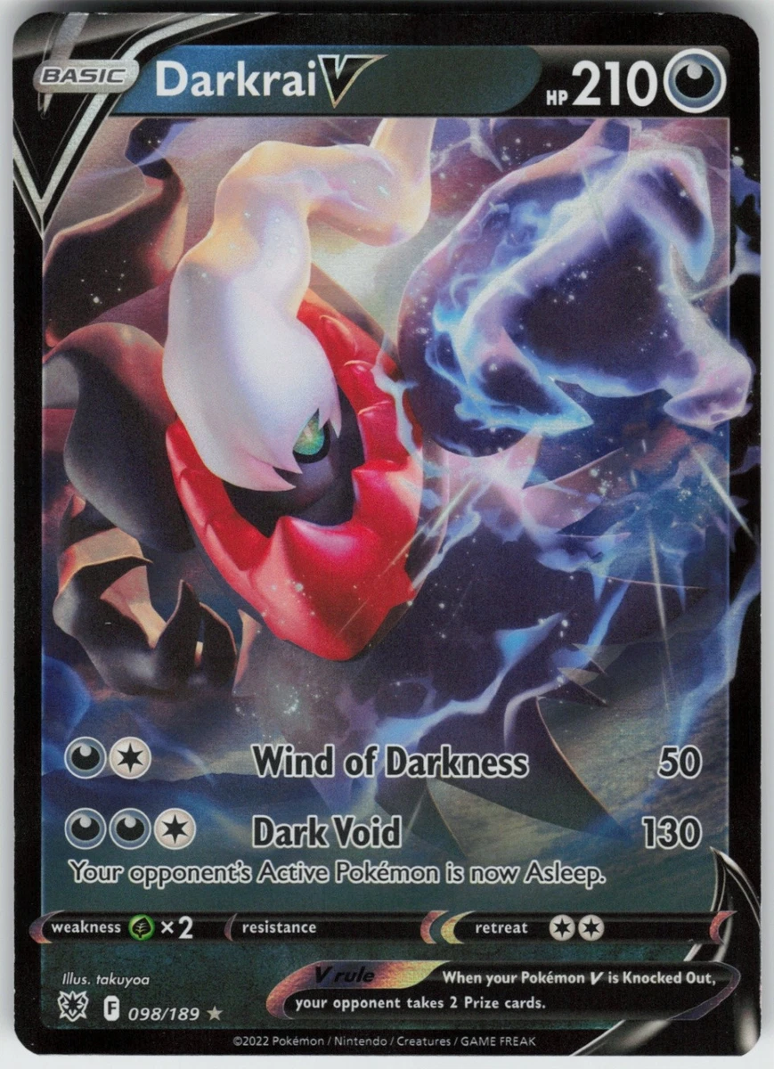 Darkrai Pokémon TCG Ultra Rare Individual Collectible Card Game