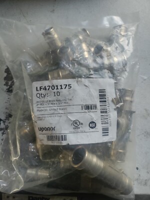 10 - Uponor 1''x 1'' x 3/4'' ProPEX Reducing Tee