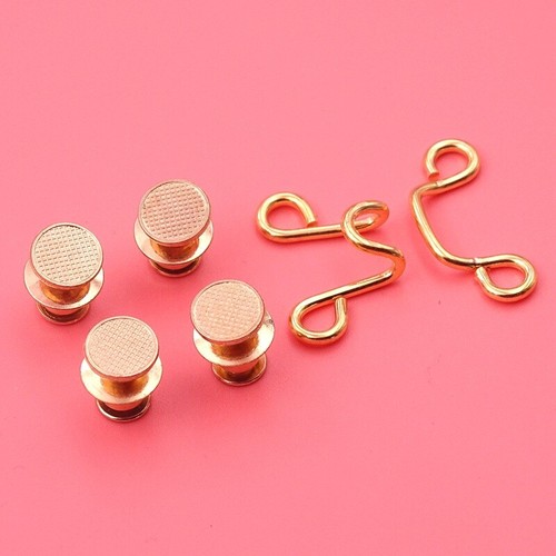 Waist Button 1Set No Nails Garment Hooks Detachable Button Removable Metal ^ - Picture 10 of 17