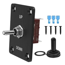 ECO-WORTHY Reverse Polarity Toggle Switch 12V with Up Down Mounting