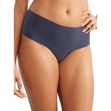 Hanky Panky 6J1921B BREATHE Soft Hi-Rise Thong  GRANITE  S  NWT 25