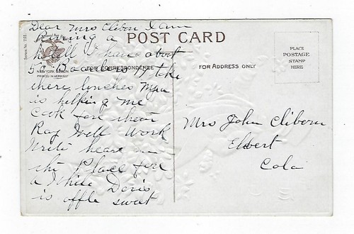 Early 1900's Singed Clapsaddle St Patrick's Day Postcard Man Dressed In Green - Picture 2 of 2