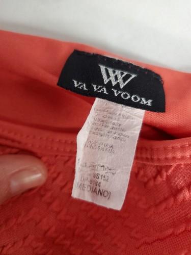 Va Va Voom Skirt, Midi Body Fitting, Hi Rise Sexy, Coral, Sexy, Med - Picture 2 of 4