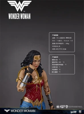 DC Comics Diana Prince Wonder Woman 1/9 Action Figure 7.6” Statue