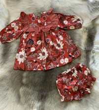 Ulla Johnson Kids KIMAYA Floral Print Dress Red BNWT !! Limited Release !!