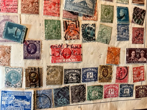 World Stamp Album very old triumph album 1800s on Qv 1d black black MX #1 - 第 16/24 張圖片