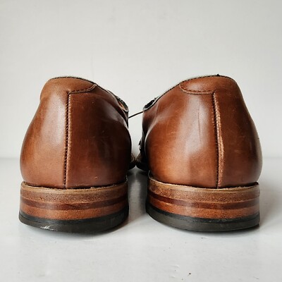 best leather soled men's dress shoes ET Wright Brown Oxford Mens Size 13A Leather Sole Lace Up Melody