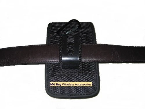 LG Fortune For Extended Nylon Vertical Holster Pouch Rugged And Secure - Image 3 of 4