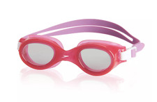 NEW- Speedo Adult Boomerang Goggle - Pink / Grey - Ages 15