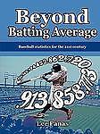 Beyond Batting Average, Panas, Lee,
