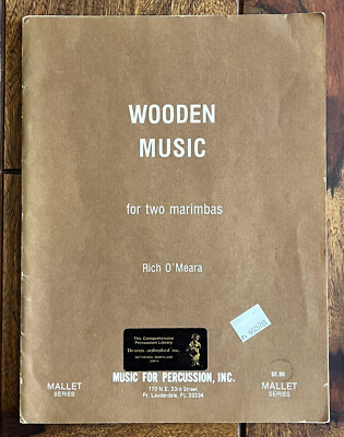 WOODEN MUSIC for two marimbas   Marimba-Duo von Rich O'Meara