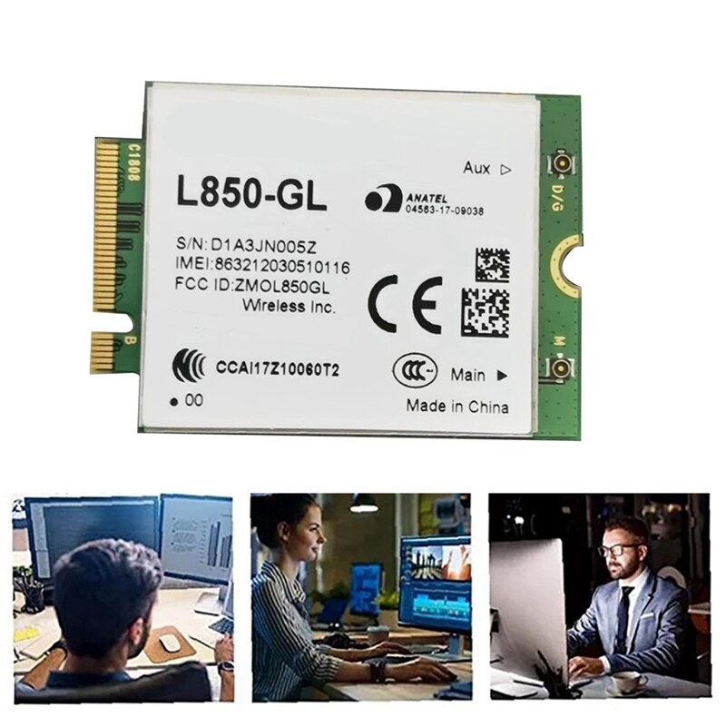 L850 WWANModul 4G LTE Cat9 M.2 LTE und WCDMAKarte für Router PCB