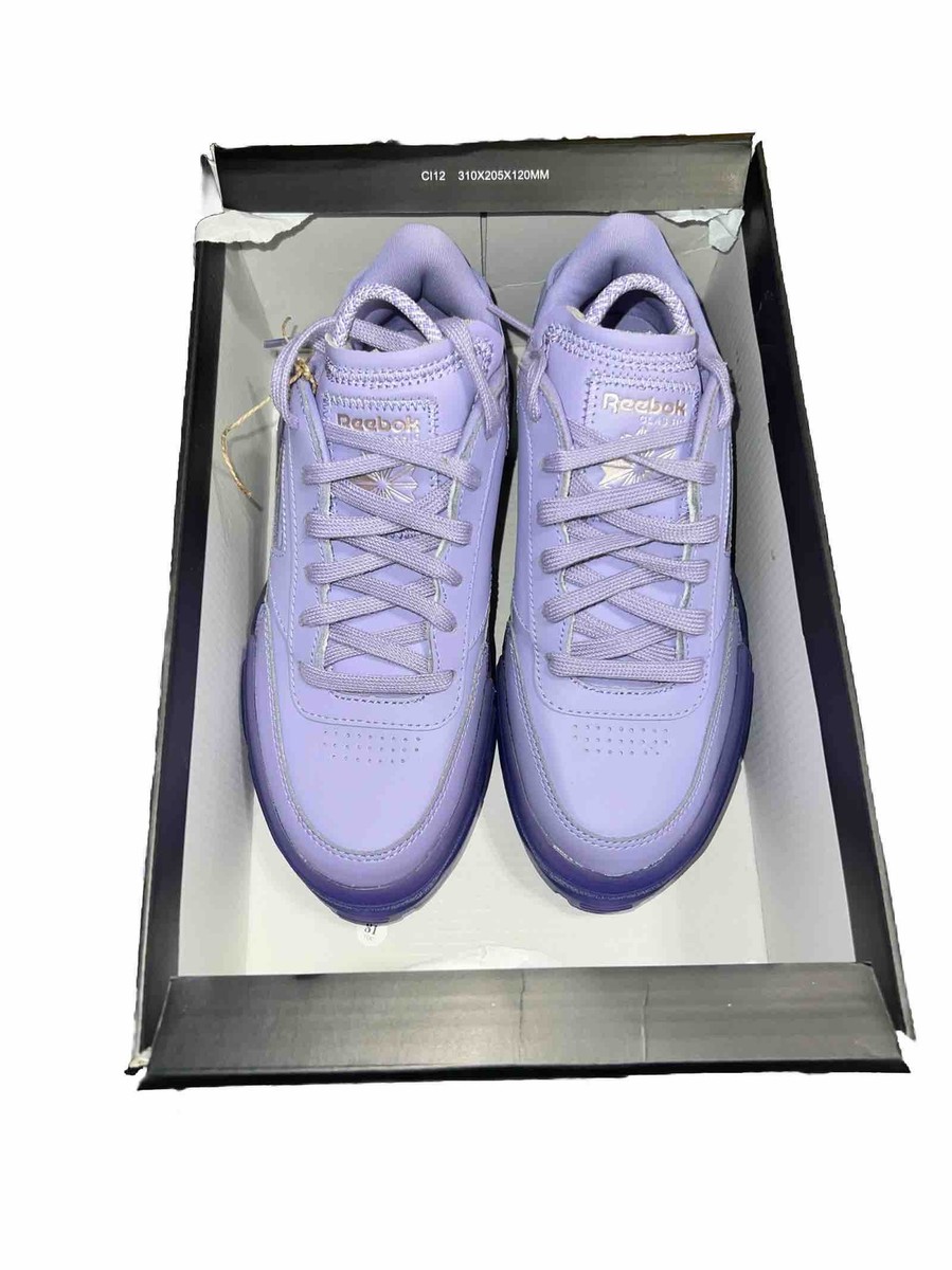 Size Reebok Club C J x Cardi B Crisp Purple 2021 for sale