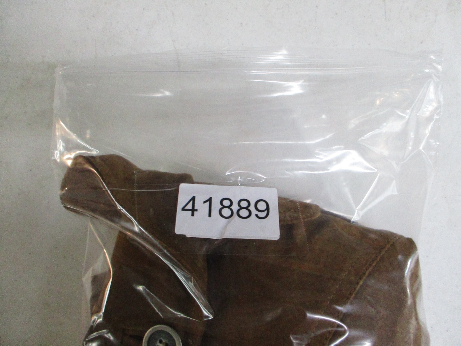 Zara Basic Womens Leather Jacket Small Brown Butt… - image 10