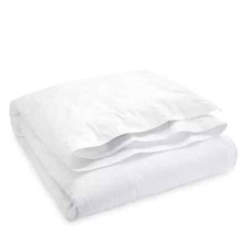 Ralph Lauren Organic Handkerchief 500TC Full/Queen Duvet Cover Studio White 500