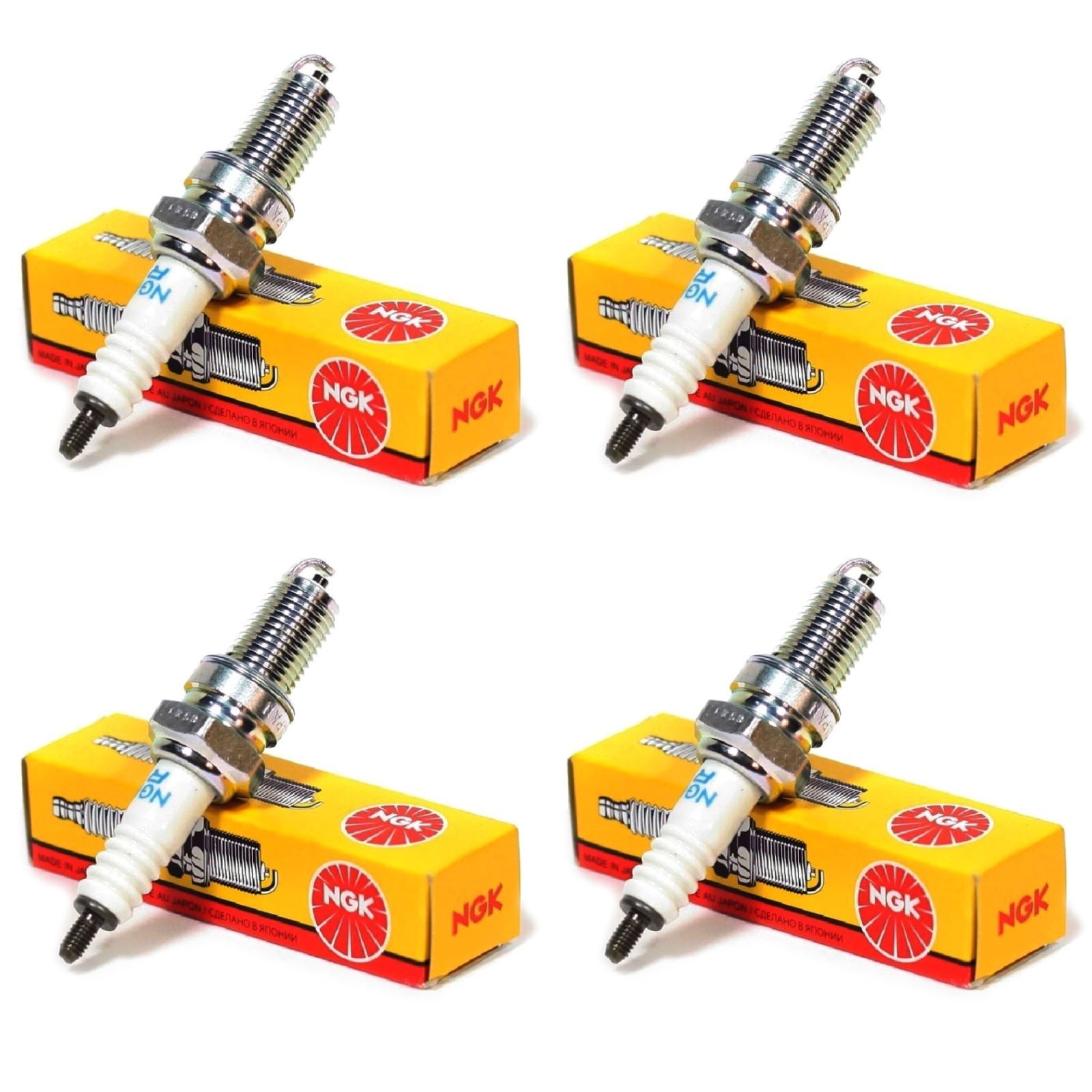 4x NGK CR8E Spark Plugs for Hyosung GV 125 Aquila 00-15