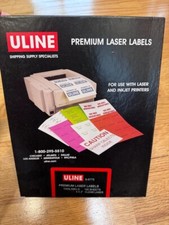Uline Clear Laser Labels S-6775