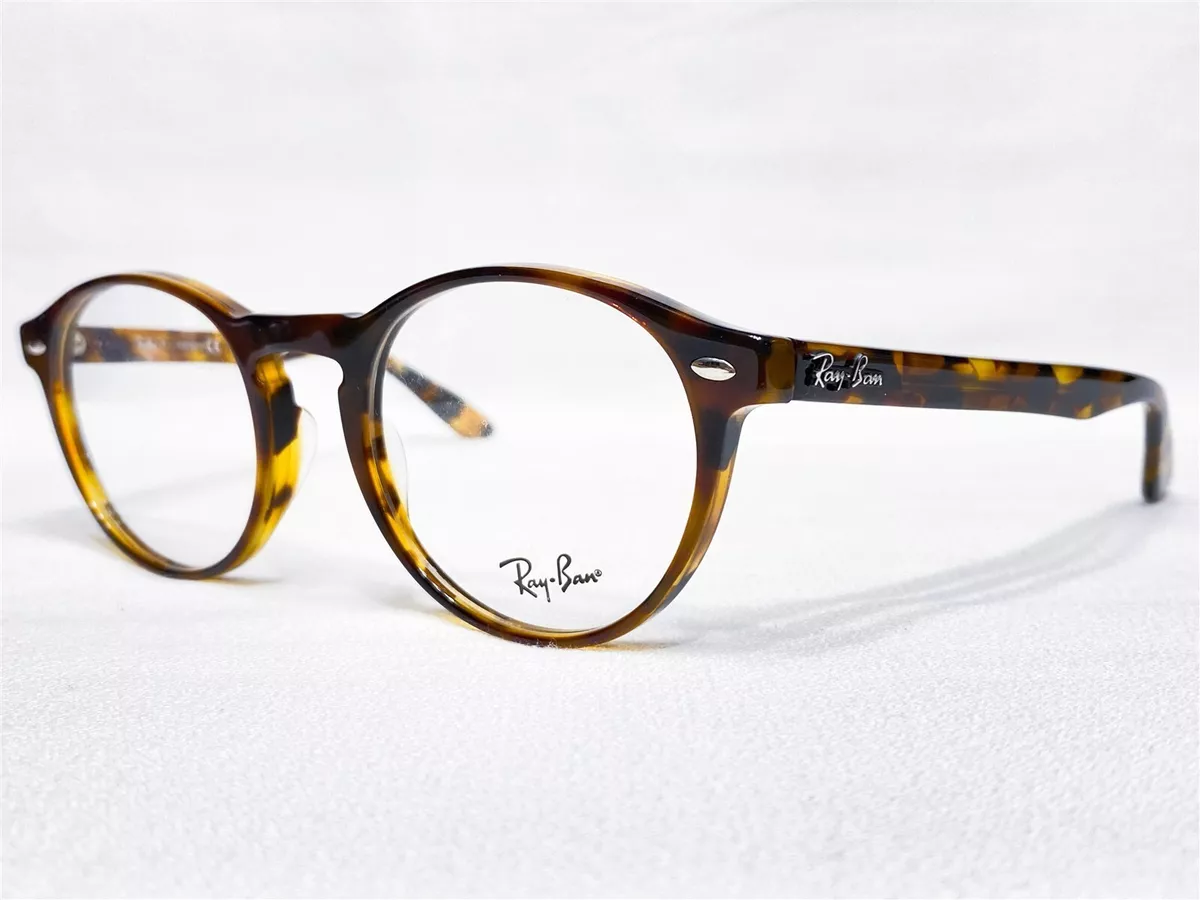NEW Ray Ban RB5283 5675 Mens Brown Yellow Havana Round Eyeglasses Frames 51 21