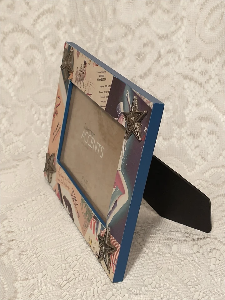 Patriotic Frame Interior Accents Jubilee Collection 4 x 6 picture Frame tblcw1 - Image 2 of 4