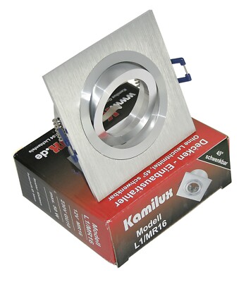 Super LED Einbau-Lampen/Leuchten Kanto + 9W Power LED & GU10 Fassung# 230V, IP20