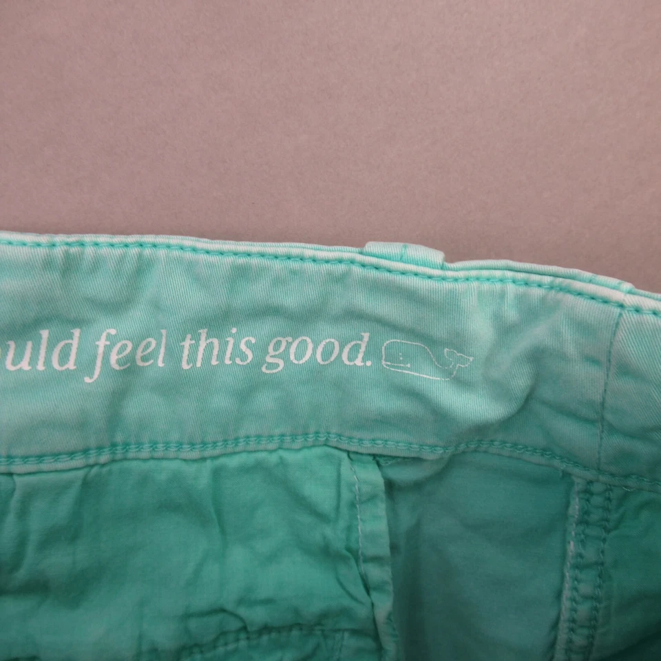 Vineyard Vines Shorts Womens 00 Lightweight Outdoors Chino Green - Image 3 of 4
