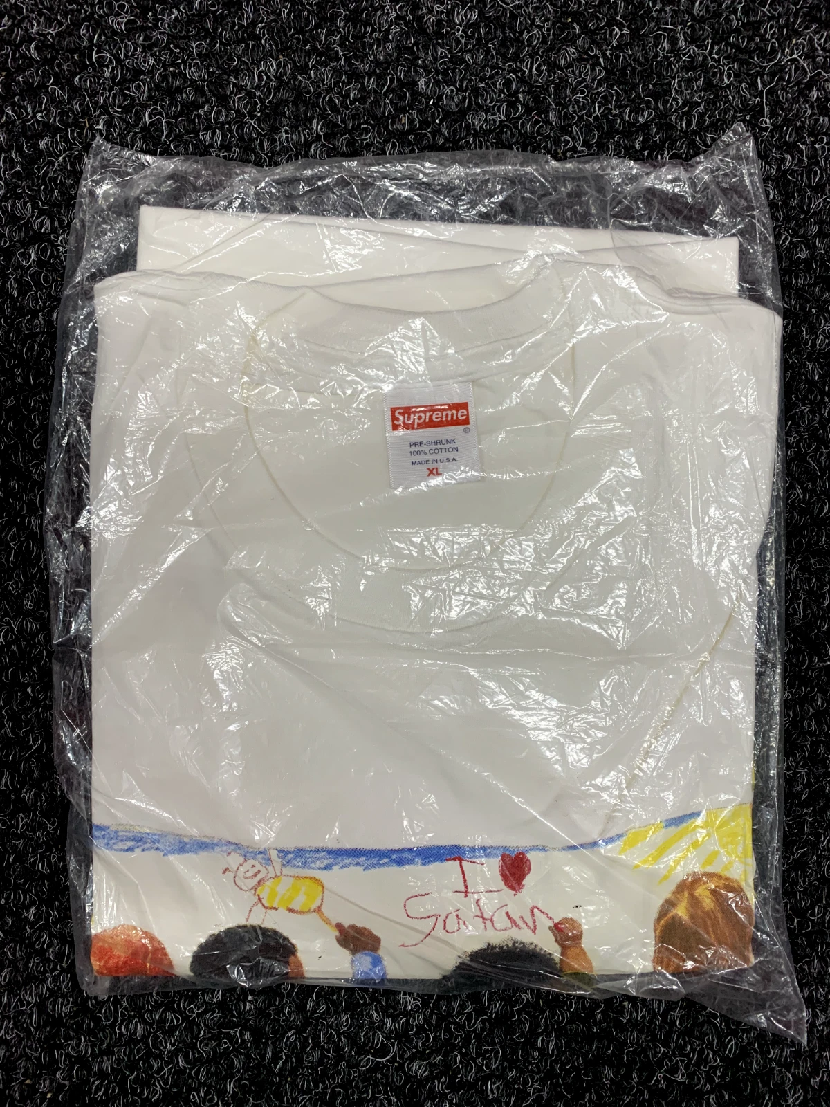 T shirt Supreme Kids blanc NEUF taille XL