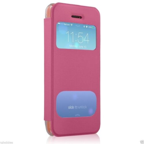 New HyperGear ID Flip Cover with Clear Back for Apple iPhone 5c - Pink # 12790 - Picture 1 of 6