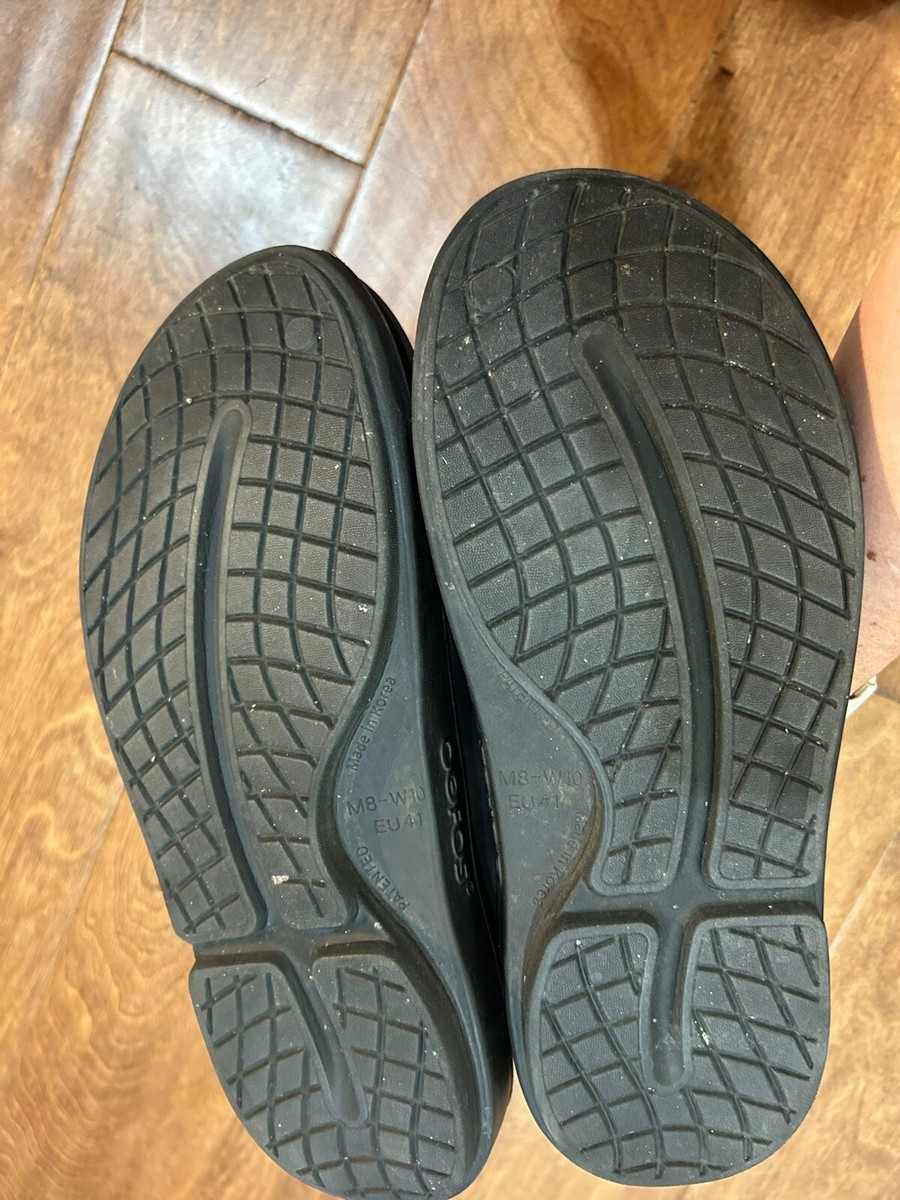 Oofos Unisex OoCloog Slide Clogs | Black| US M8 W10 | | eBay