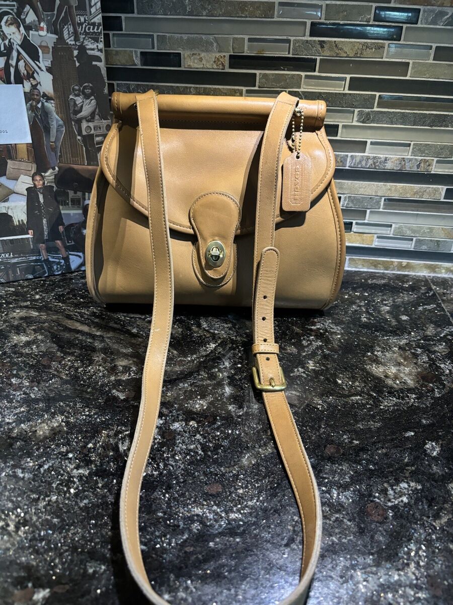 Coach Vintage Logan Bag Glovetanned Leather Camel 9907 | eBay Coach Vintage Logan Bag Glovetanned Leather Camel 9907 | eBay
